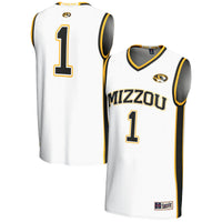 GameDay Greats #1 White Missouri Tigers Lightweight Basketball Jersey