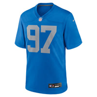 Detroit Lions Aidan Hutchinson Nike Blue Alternate Game Jersey