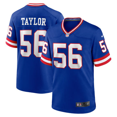 New York Giants Lawrence Taylor Nike Royal Classic Retired Player Game Jersey
