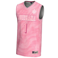 #1 Louisiana Ragin' Cajuns GameDay Greats Lightweight Basketball Fashion Jersey - Pink