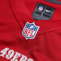 San Francisco 49ers Dominick Puni Nike Scarlet Team Game Jersey