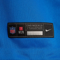 Detroit Lions Larry Borom Nike Blue Team Game Jersey
