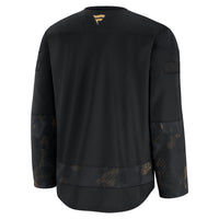 Edmonton Oilers Fanatics Black 2024 Military Appreciation Practice Jersey