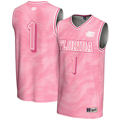 #1 Florida Gators GameDay Greats Lightweight Basketball Fashion Jersey - Pink