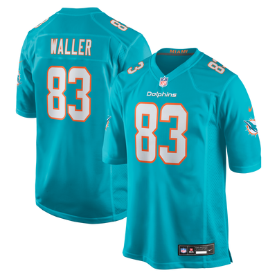 Miami Dolphins Darren Waller Nike Aqua Team Game Jersey