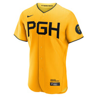 Pittsburgh Pirates Nike Gold City Connect Authentic Jersey