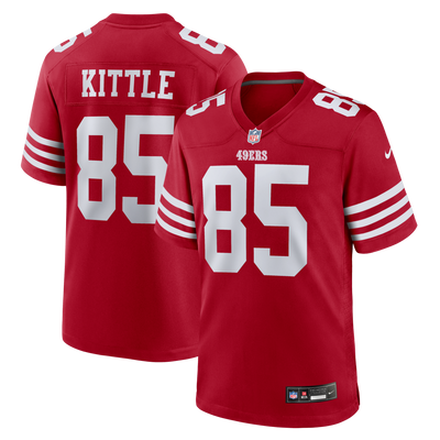 San Francisco 49ers George Kittle Nike Scarlet Team Game Jersey
