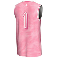#1 Furman Paladins GameDay Greats Lightweight Basketball Fashion Jersey - Pink
