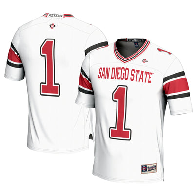 #1 San Diego State Aztecs GameDay Greats Football Jersey - Cardinal