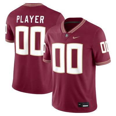 Florida State Seminoles Nike NIL Pick-A-Player Game Jersey - Garnet