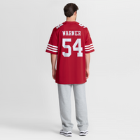 San Francisco 49ers Fred Warner Nike Scarlet 80th Anniversary Game Jersey
