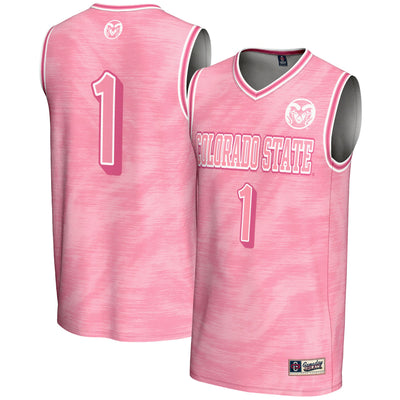 #1 Colorado State Rams GameDay Greats Lightweight Basketball Fashion Jersey - Pink