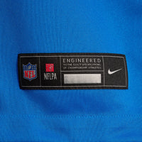 Detroit Lions Christian Mahogany Nike Blue Team Game Jersey
