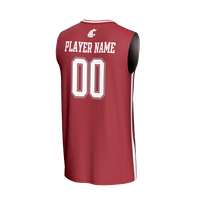 Washington State Cougars GameDay Greats NIL Pick-A-Player Lightweight Basketball Fashion Jersey - Crimson