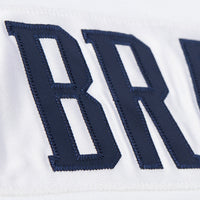 New England Patriots Tom Brady Mitchell & Ness White 2000 Authentic Jersey
