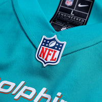 Miami Dolphins Austin Jackson Nike Aqua Game Jersey