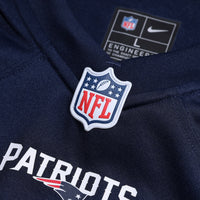 New England Patriots Alijah Vera-Tucker Nike Navy Team Game Jersey
