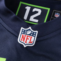 Seattle Seahawks Tyrice Knight Nike College Navy Game Jersey