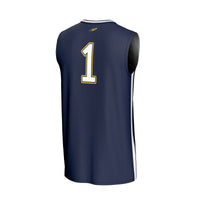 #1 Toledo Rockets GameDay Greats Lightweight Collegiate Basketball Fashion Jersey - Navy