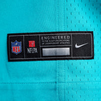 Miami Dolphins Rashard Lawrence Nike Aqua Team Game Jersey