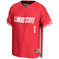 #1 Illinois State Redbirds GameDay Greats Lightweight Baseball Jersey - Red