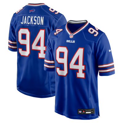 Buffalo Bills Landon Jackson Nike Royal Team Game Jersey