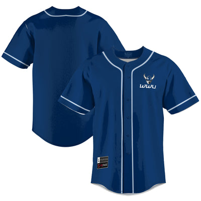 Western Washington Vikings GameDay Greats Lightweight Baseball Jersey - Blue