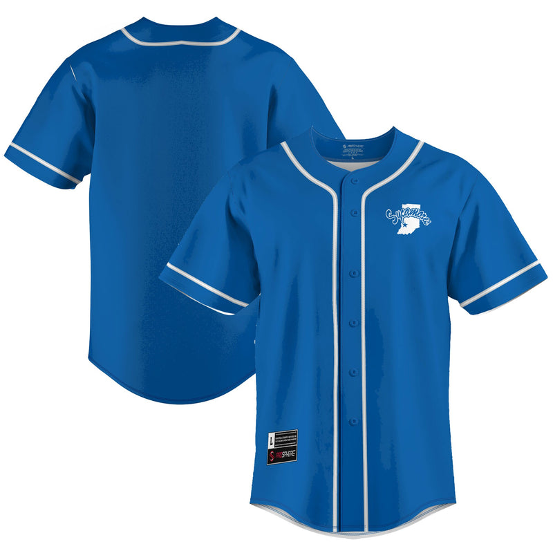 Indiana State Sycamores GameDay Greats Lightweight Baseball Jersey - Royal