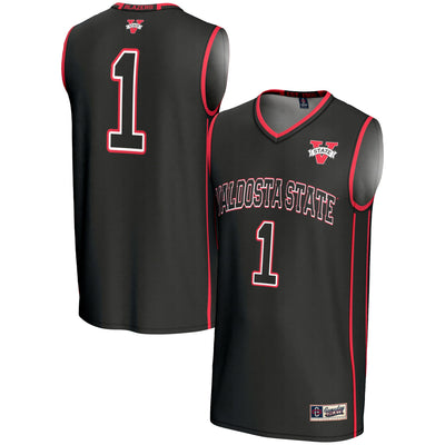 #1 Valdosta State Blazers GameDay Greats Lightweight Basketball Jersey - Black